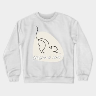 cat tama cute black cat love Crewneck Sweatshirt